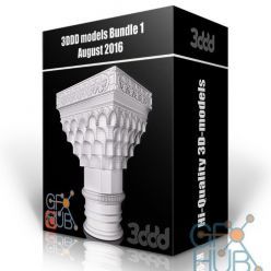 3D model 3DDD/3Dsky models – Bundle 1 August 2016