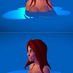 3D model 2500 FOLLOWERS - The naughty look – 3D Print