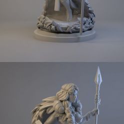 3D model Freya Norse Goddess