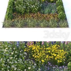 3D model Flower garden 2