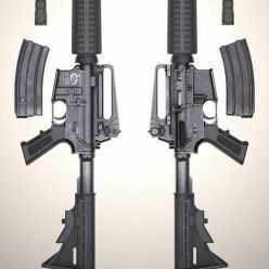 3D model M4A1 Rifle PBR