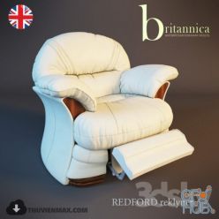 3D model English chair Redford Britanica