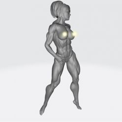 3D model Fitness Competition Pose – 3D Print