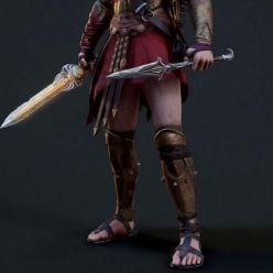 3D model Spartan War Hero PBR