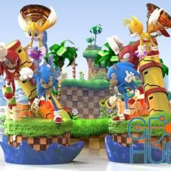 3D model Sonic Washed – 3D Print