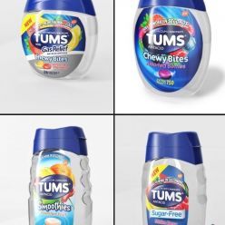 3D model CGTrader – 4 models packaging Tums 3D model