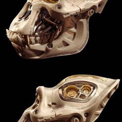 3D model Battle Gorilla Skull PBR
