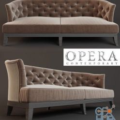 3D model PARSIFAL CLASSIC sofa by Opera contemporary