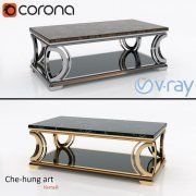 3D model Coffee table from marble