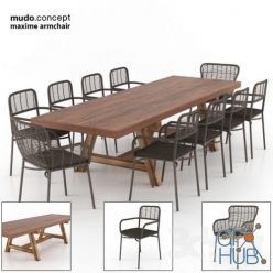 3D model Mudo dining room