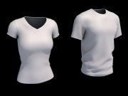3D model White T-shirts
