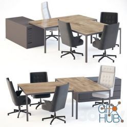 3D model Estel office set