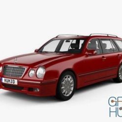 3D model Hum 3D car Mercedes-Benz E-class wagon 1999