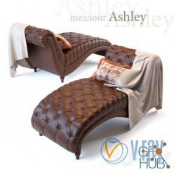 3D model Deckchair Ashley 71201-1 (Vray)