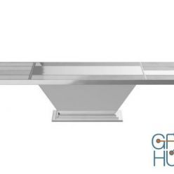 3D model Balmoral table by Luxury Living