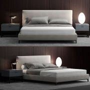 3D model Andersen bed by Minotti