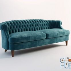 3D model Antique Sofa for interior