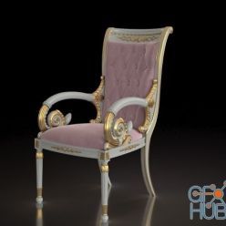 3D model Capotavolo classic chair by Modenese Gastone