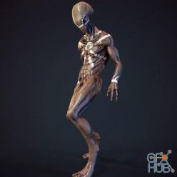 3D model Alien Character PBR