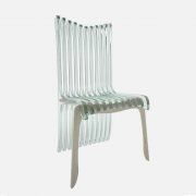 3D model Transparent plastic chair