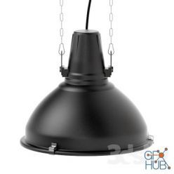 3D model Pendant Lamp Industrial Hängelampe (max, obj)