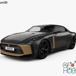 3D model Hum 3D Nissan GT-R50 2018 car