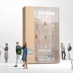 3D model Humano 3D People Vol. 04 Diverse