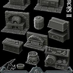 3D model ﻿Stretch goals tavern props 1-2 – 3D Print