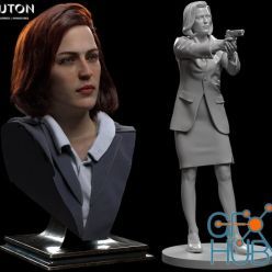 3D model Scully - XFiles