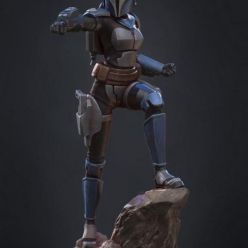 3D model Bo Katan – Star Wars – 3D Print