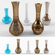 3D model Vases with perforations