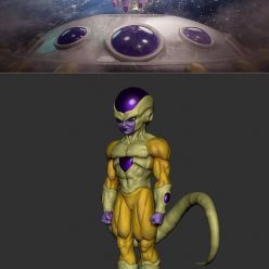 3D model Golden Frieza – 3D Print