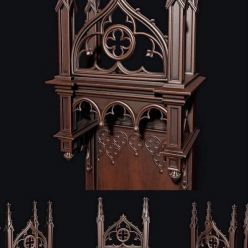 3D model Cathedral Chair