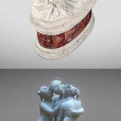3D model Pieta by Michelangelo and The Three Graces – 3D Print
