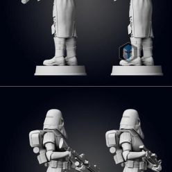 3D model Galactic Marine Figurine - Pose 4 – 3D Print