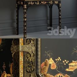 3D model BAKER GeorgeIII Oriental Lacquer Cabinet