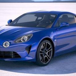 3D model Alpine A110 2018