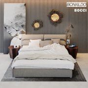 3D model Campo bed by Bonaldo