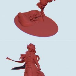 3D model Red Oni Arataki Itto - Genshin Impact – 3D Print