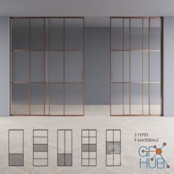 3D model FOA Factory 1950 doors