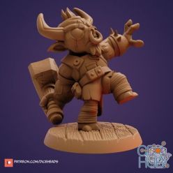 3D model Minotaur Barbarian – 3D Print