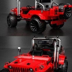 3D model Jeep Rubicon LP
