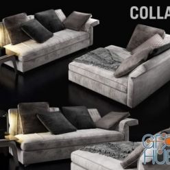 3D model Sofa Minotti Collar