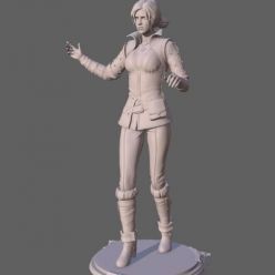 3D model Triss Merigold - The Witcher – 3D Print