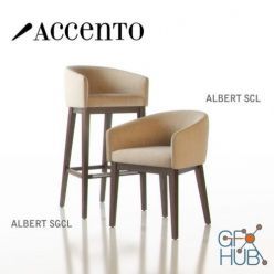 3D model Accento Albert SCL and SGCL chairs