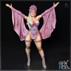 3D model Carnival Queen – 3D Print