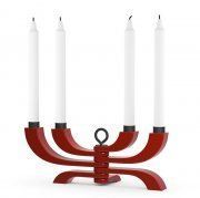 3D model Modern candlestick for four candles