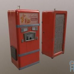 3D model Soviet soda machine