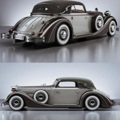 3D model 1937 Horch 853 A Sport Cabriolet
