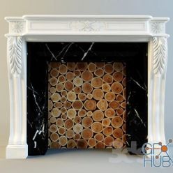 3D model Author's fireplace